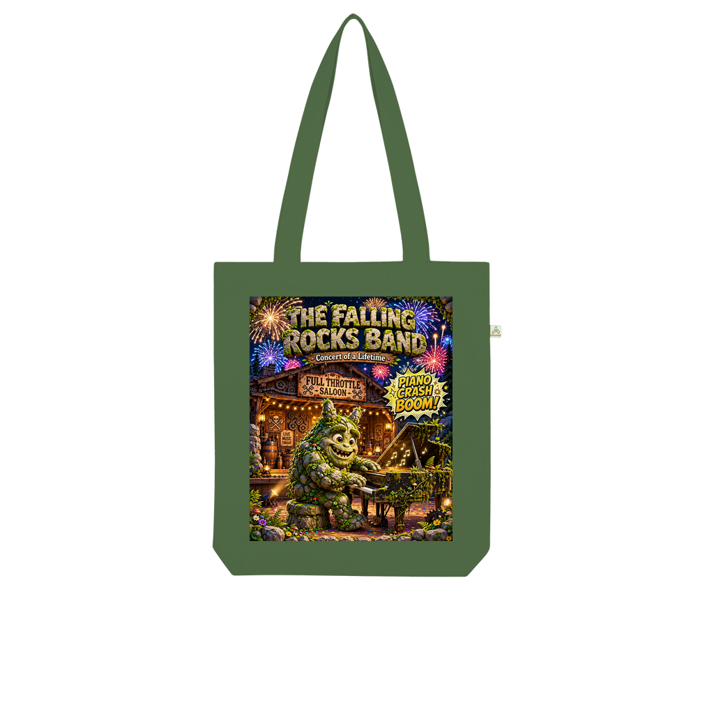 Falling Rocks COllection Organic Tote Bag