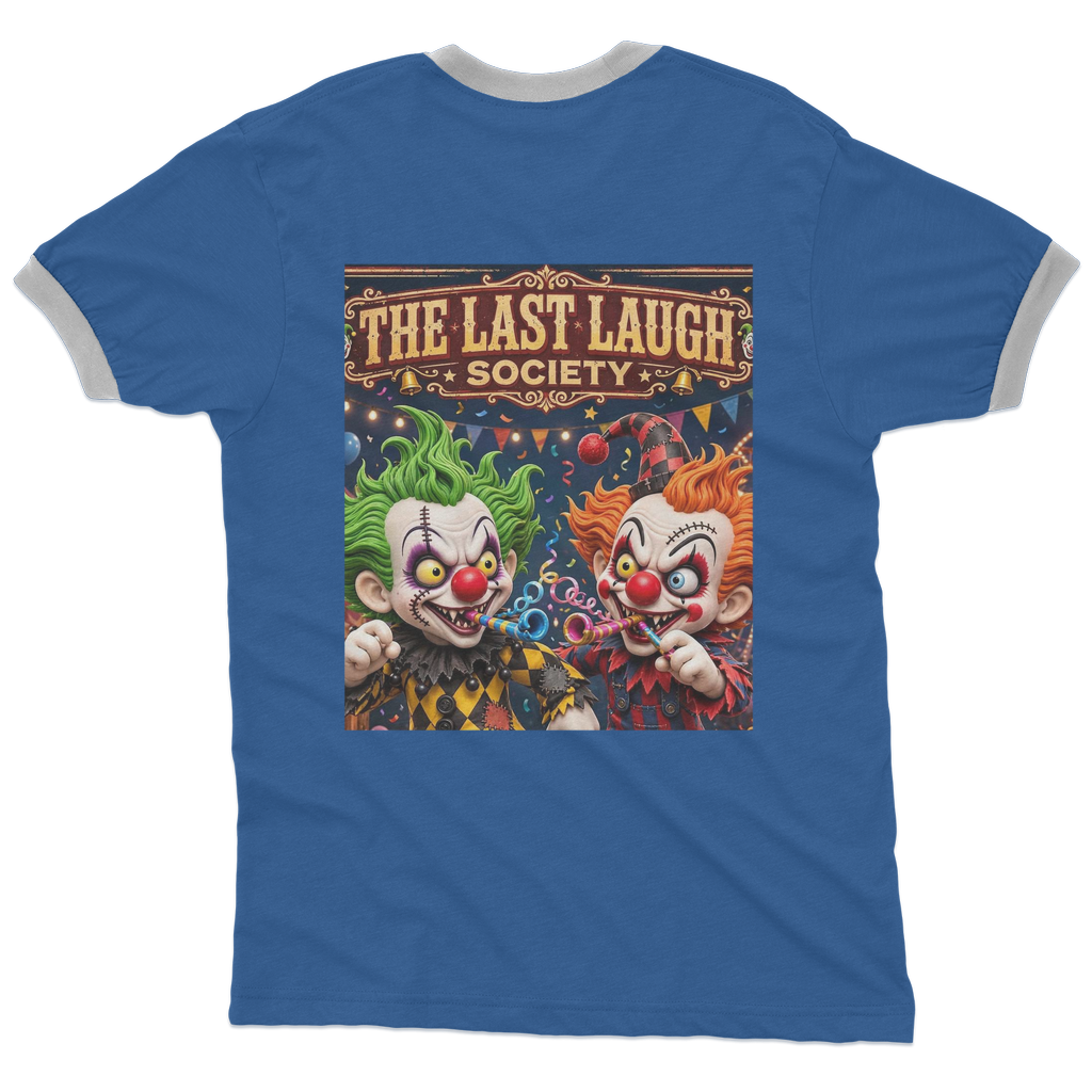The Last Laugh Society Adult Ringer T-Shirt