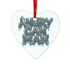 ANGRY CAN MAN 2.0 Glass Hanging Ornament