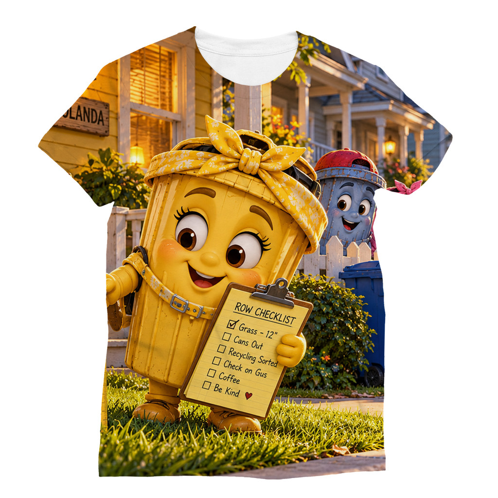 Trash Can Row Classic Sublimation Women's T-Shirt