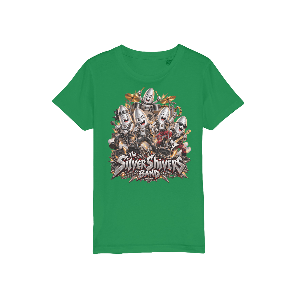 The Silver Shivers Band Organic Jersey Kids T-Shirt