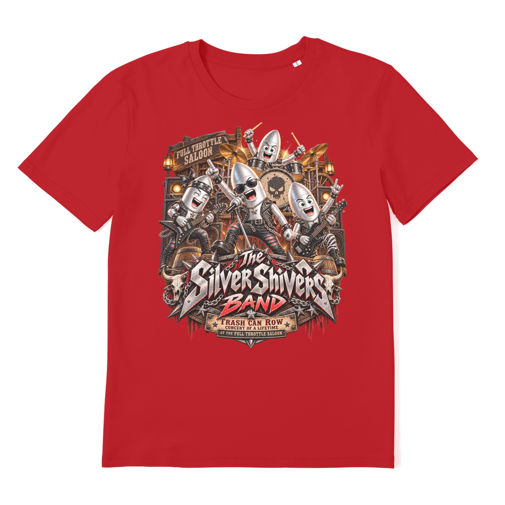 The Silver Shivers Band Premium Organic Adult T-Shirt