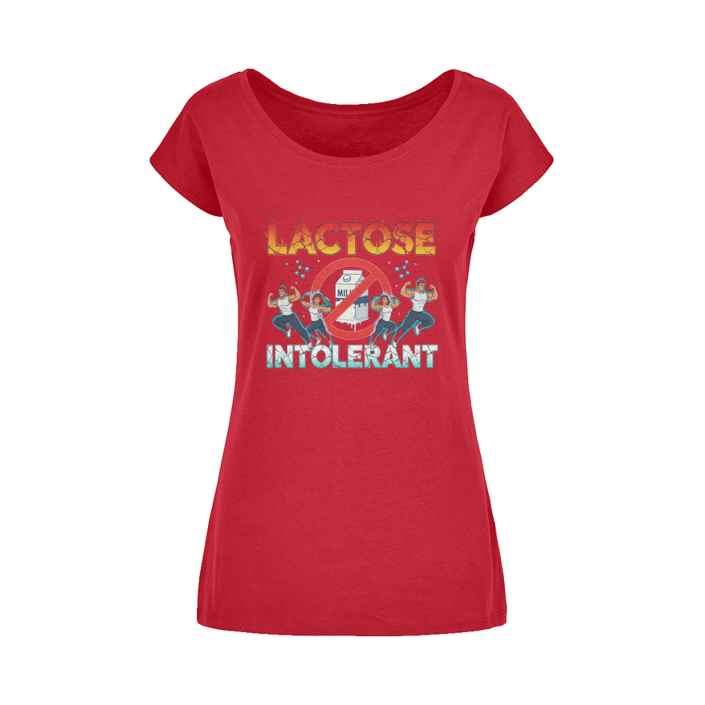 AOB Wide Neck Womens T-Shirt XS-5XL
