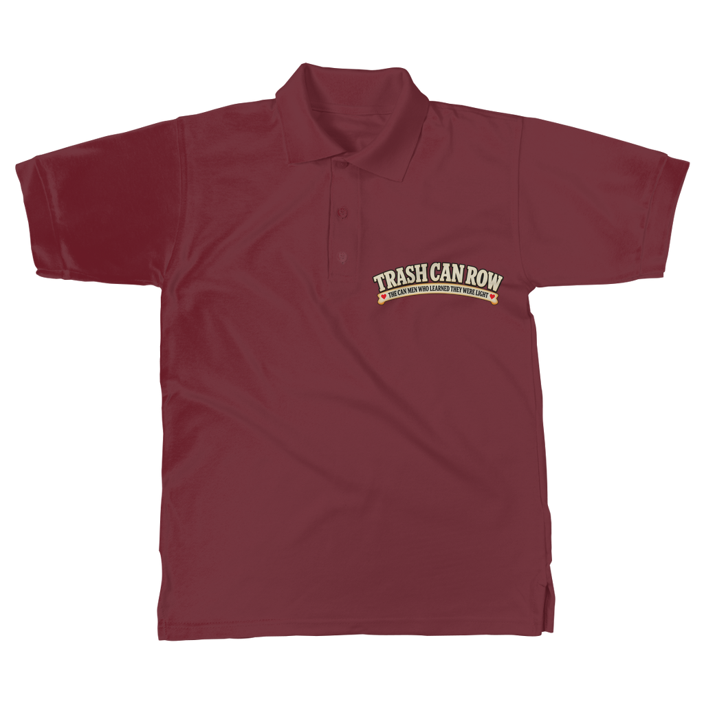 Trash Can Row Classic Adult Polo Shirt