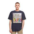Trash Can Row Heavy Oversized T-Shirt