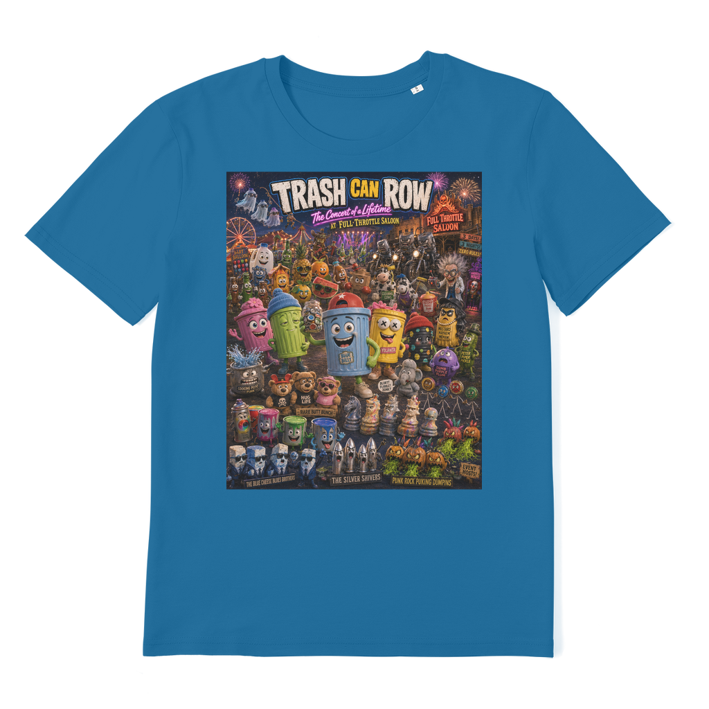 Trash Can Row CONCERT FOR A LIFETIME Premium Organic Adult T-Shirt