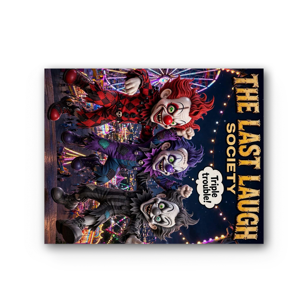 The Last Laugh Society Premium Stretched Canvas