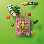 Trash Can Row Shopper Tote Bag