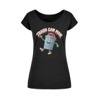 TRASH CAN MAN Wide Neck Women's T-Shirt XS-5XL