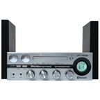Victor Milwaukee 50W Desktop CD Stereo System Silver - Refurbished