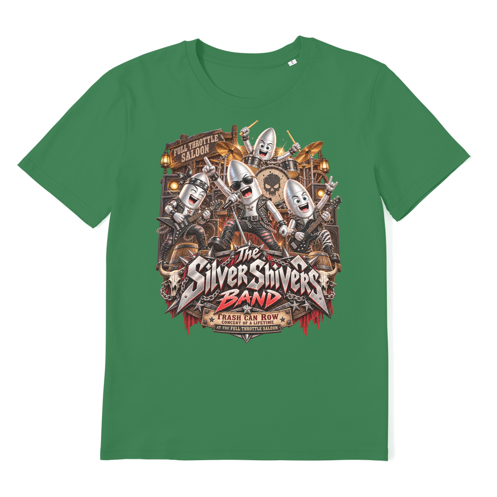 The Silver Shivers Band Premium Organic Adult T-Shirt