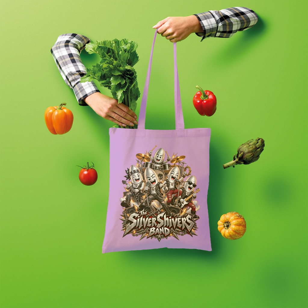 The Silver Shivers Band Shopper Tote Bag