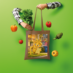 Trash Can Row Shopper Tote Bag
