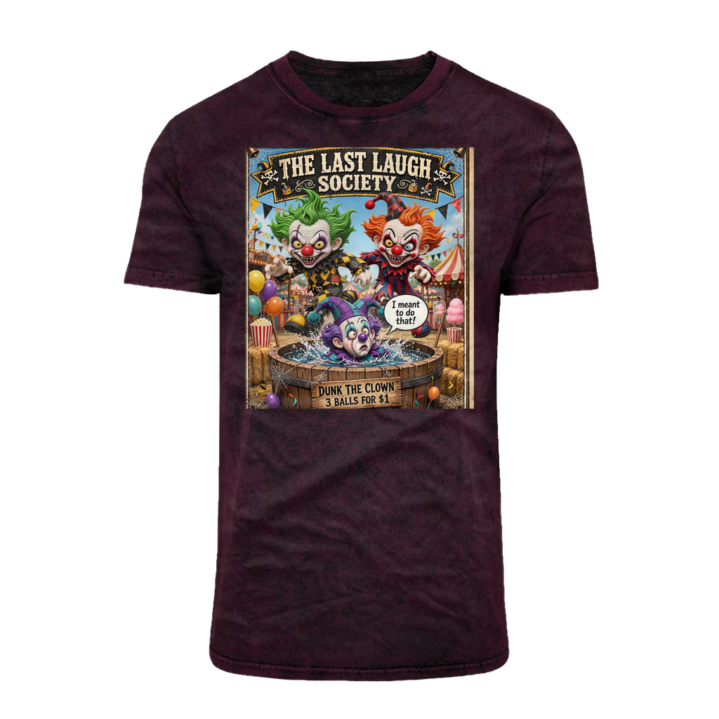 The Last Laugh Society Acid Washed T-Shirt