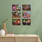 The Last Laugh Society Rectangle Wall Tiles Set of 6