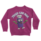 TRASH CAN MAN Classic Kids Sweatshirt
