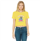 AOC Classic Women's Cropped Raw Edge T-Shirt