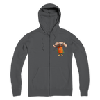 TRASH CAN MAN Premium Adult Zip Hoodie