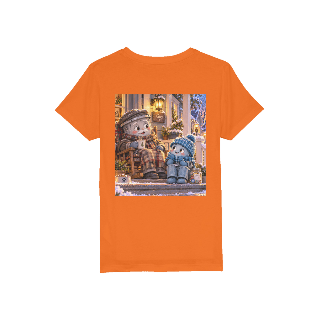 Trash Can Row Organic Jersey Kids T-Shirt