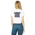 ANGRY CAN MAN 3.0 Classic Women's Cropped Raw Edge T-Shirt