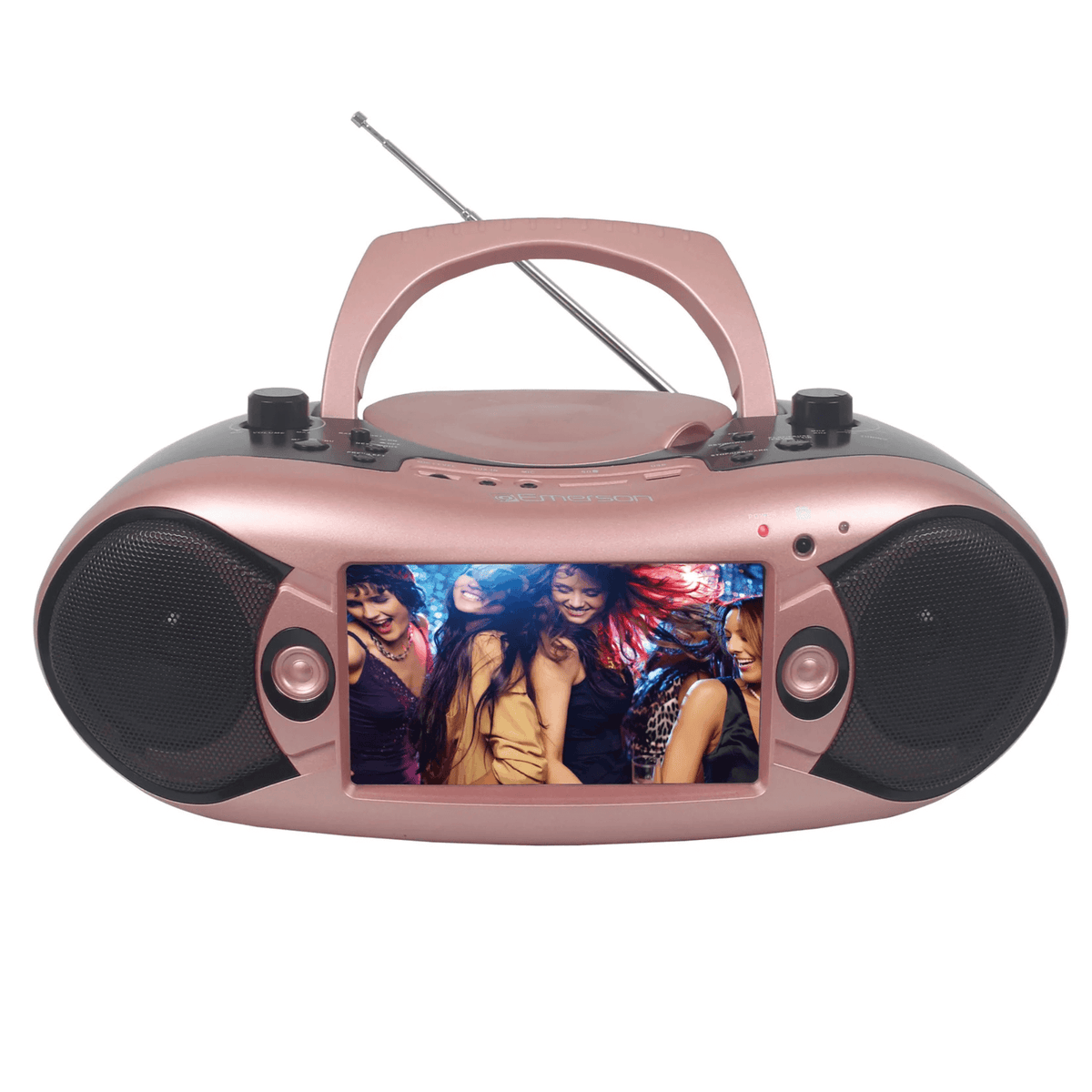 Emerson 7" Bluetooth DVD Boombox with AMFM Radio & Digital TV