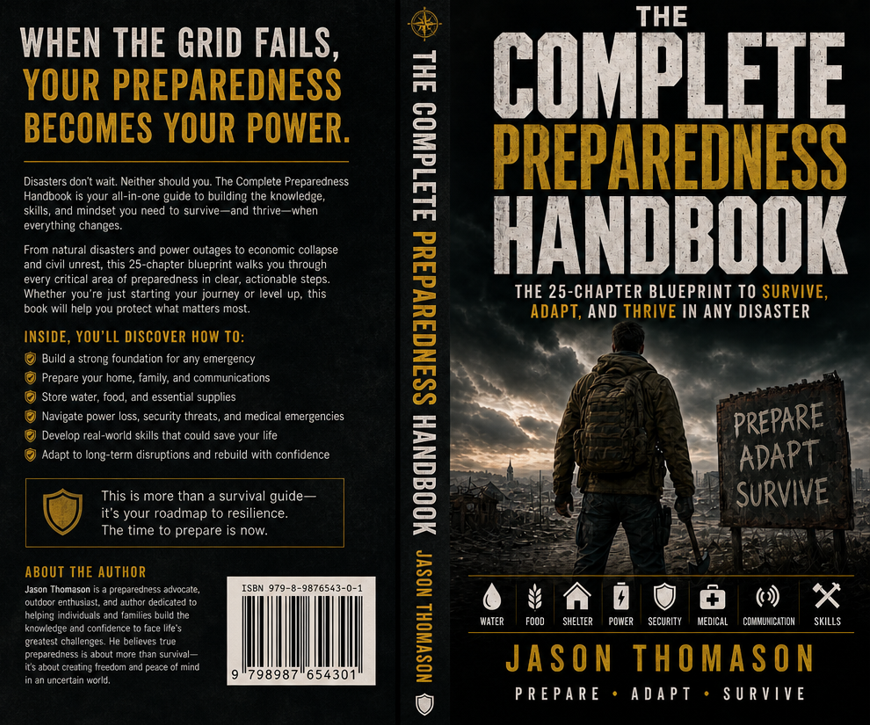The Complete Preparedness Handbook full wrap