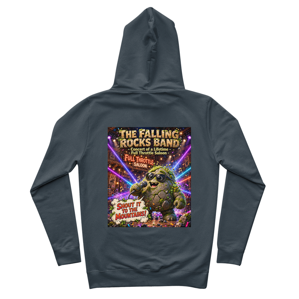 Falling Rocks COllection 100% Organic Cotton Hoodie