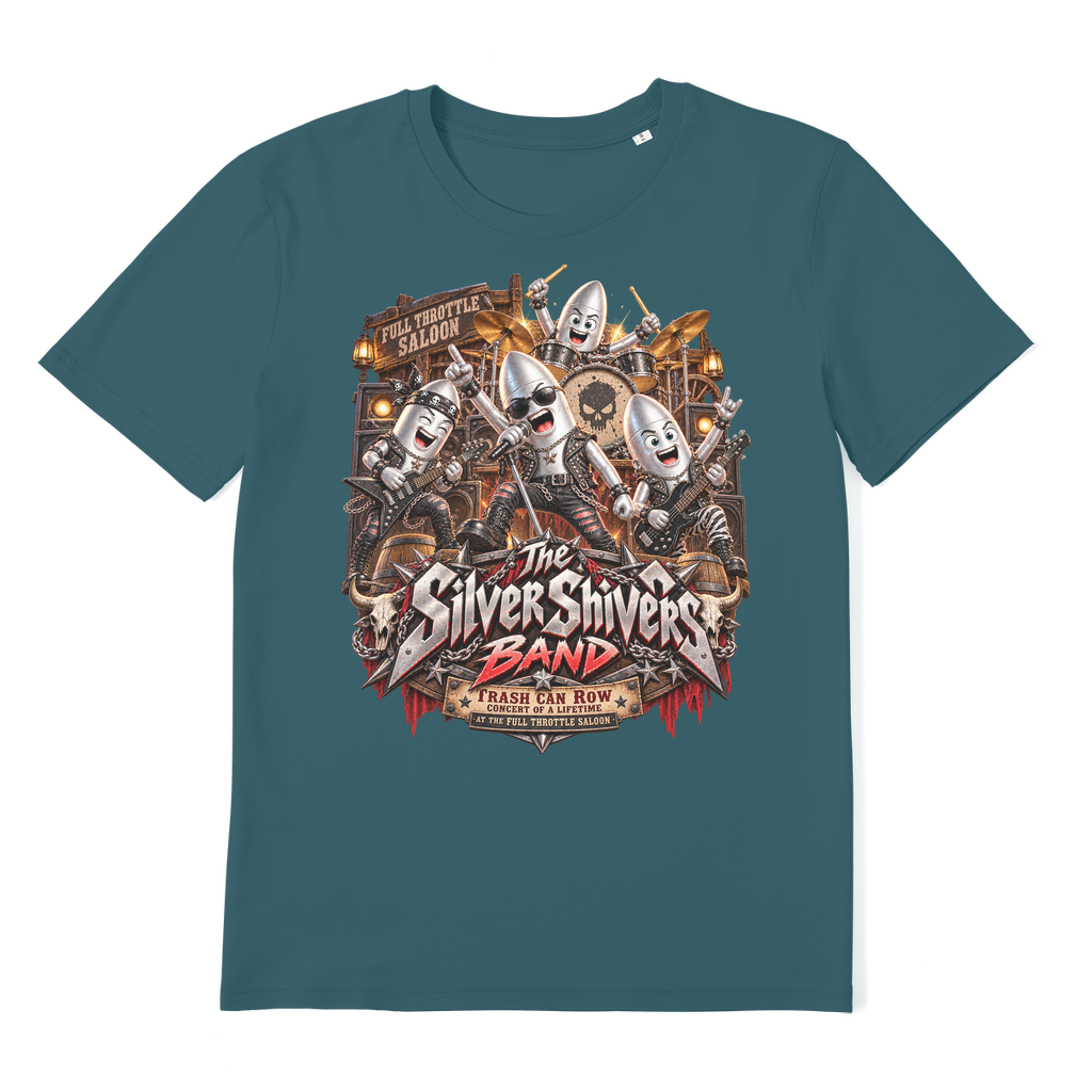 The Silver Shivers Band Premium Organic Adult T-Shirt
