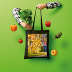 Trash Can Row Shopper Tote Bag