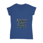 ANGRY CAN MAN 2.0 Classic Women's V-Neck T-Shirt