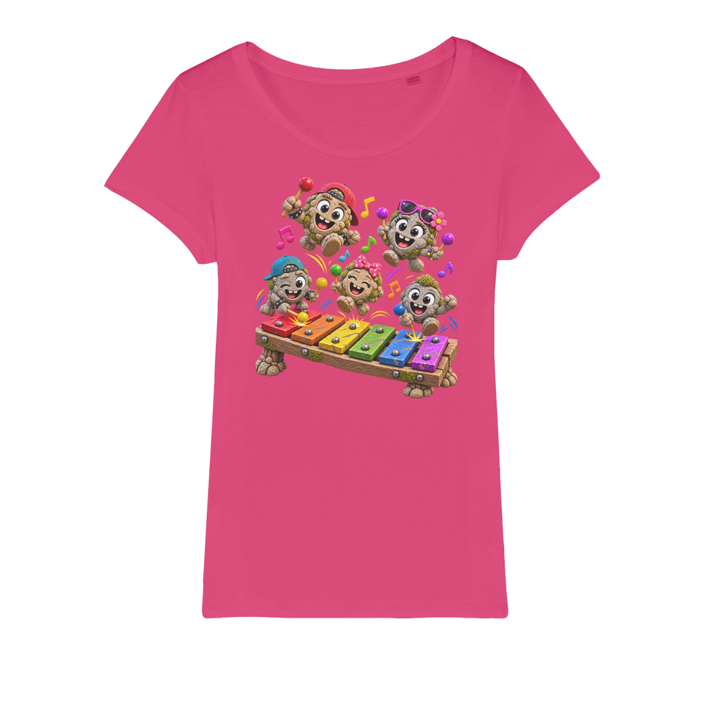 Falling Rocks COllection Organic Jersey Womens T-Shirt