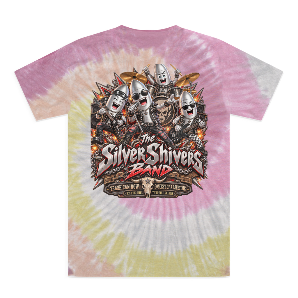 The Silver Shivers Band Tie-Dye T-Shirt