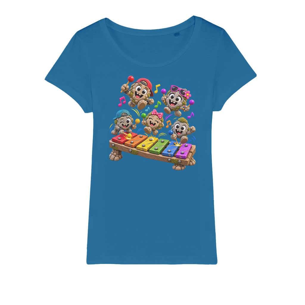 Falling Rocks COllection Organic Jersey Womens T-Shirt