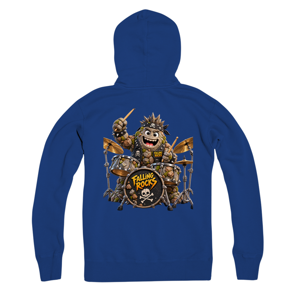 Falling Rocks COllection Premium Adult Zip Hoodie