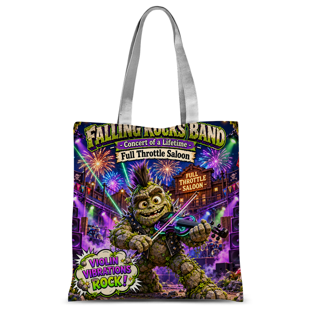 Falling Rocks COllection Classic Sublimation Tote Bag