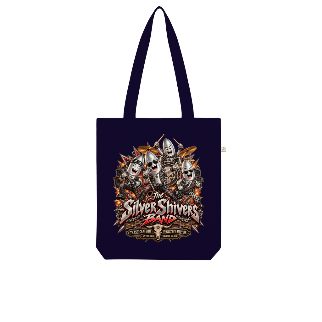 The Silver Shivers Band Organic Tote Bag