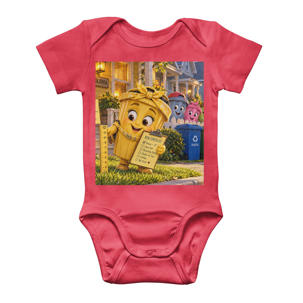 Trash Can Row Classic Baby Onesie Bodysuit