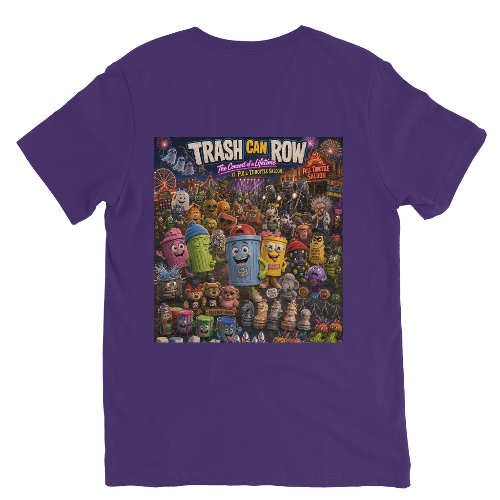 Trash Can Row: Concert for a Lifetime – Classic V-Neck T-Shirt