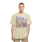 Trash Can Row Heavy Oversized T-Shirt