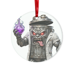 ANGRY CAN MAN 3.0 Glass Hanging Ornament