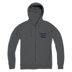 angry can man Premium Adult Zip Hoodie