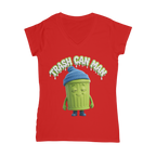 TRASH CAN MAN Classic Women's V-Neck T-Shirt
