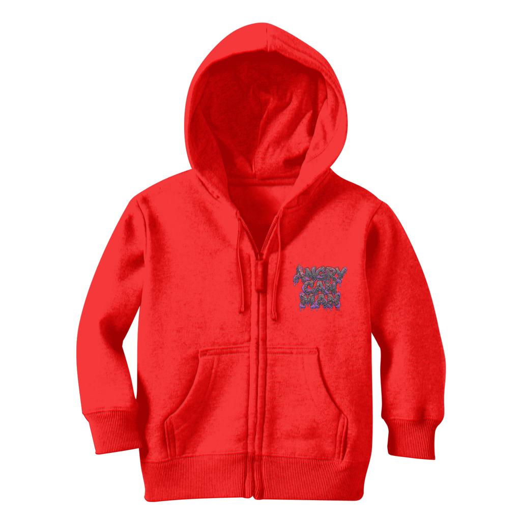 ANGRY CAN MAN 2.0 Classic Kids Zip Hoodie