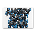 ANGRY CAN MAN 2.0 Premium Stretched Canvas