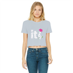 SARCASM 105 Classic Women's Cropped Raw Edge T-Shirt