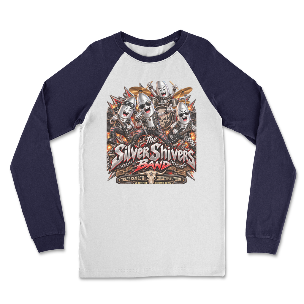 The Silver Shivers Band Classic Raglan Long Sleeve Shirt