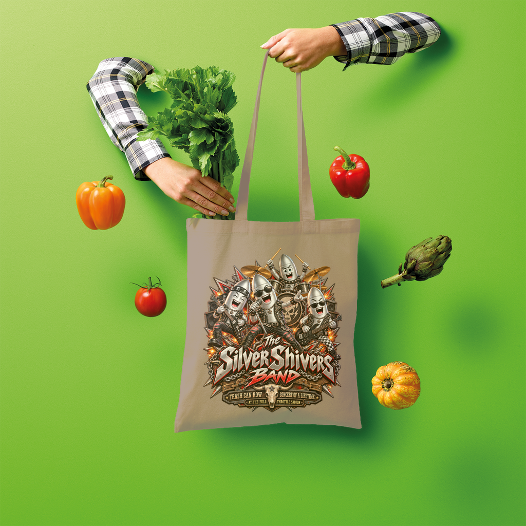 The Silver Shivers Band Shopper Tote Bag