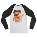 TRASH CAN MAN Classic Raglan Long Sleeve Shirt