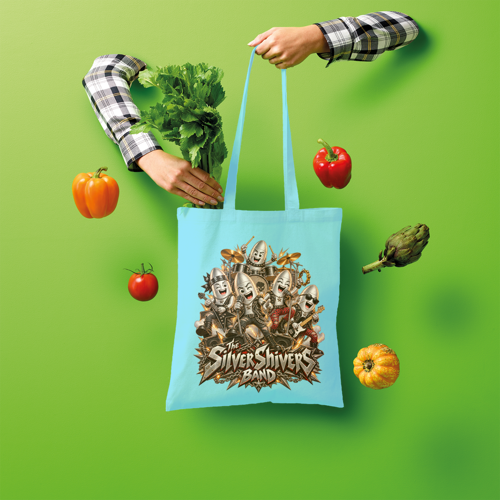 The Silver Shivers Band Shopper Tote Bag