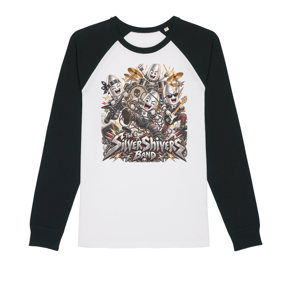The Silver Shivers Band Premium Raglan Long Sleeve Shirt